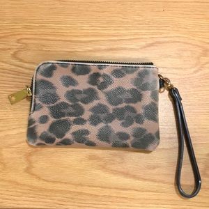 Cheetah Print Wristlet